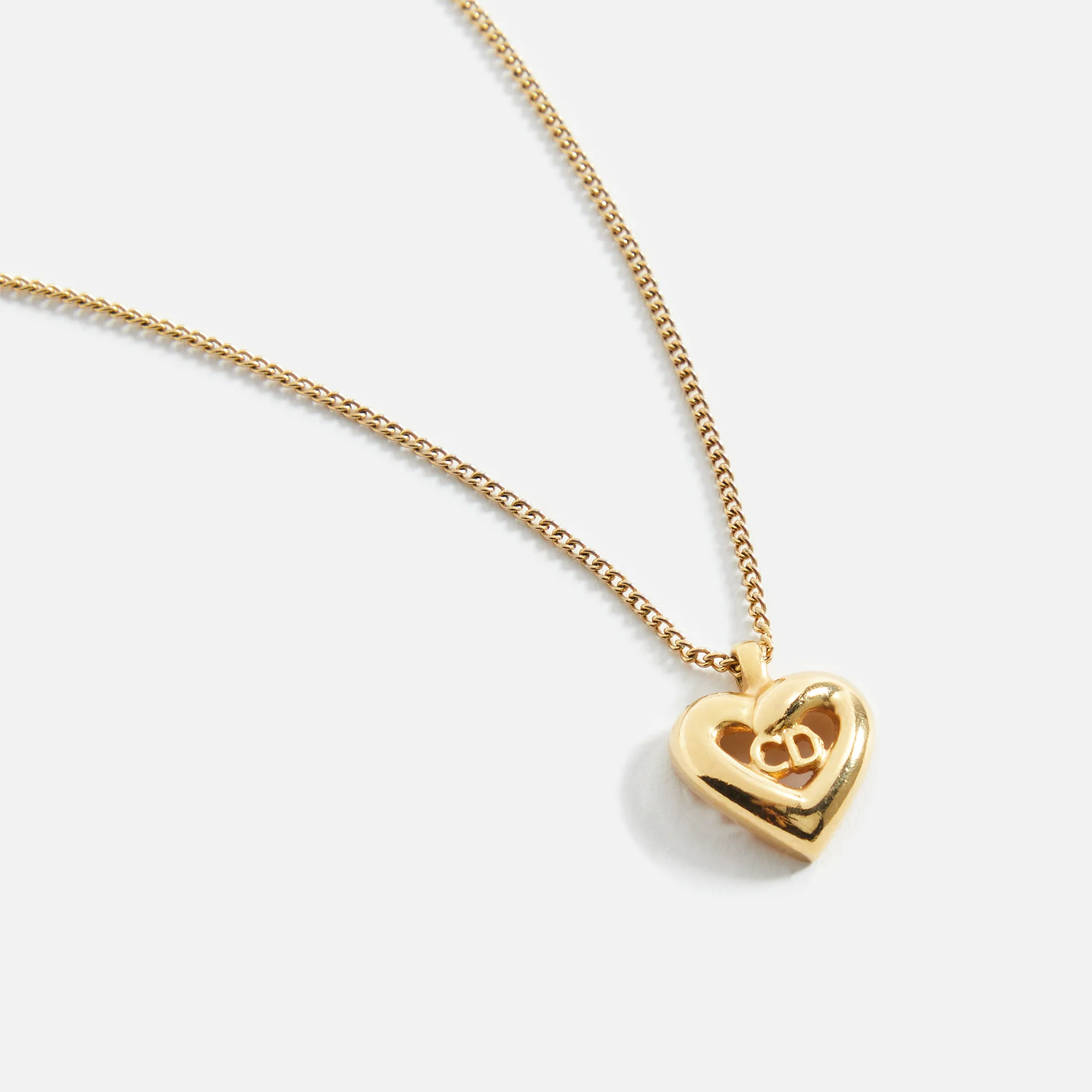 WGACA Cior CD in Heart Necklace - Gold - Image 2