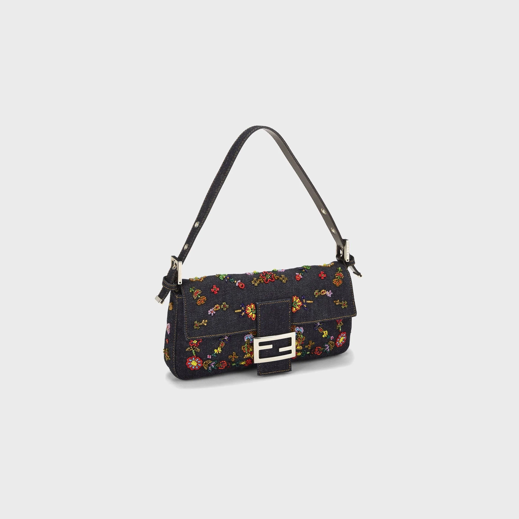 WGACA Fendi Denim Baguette - Navy - Image 3