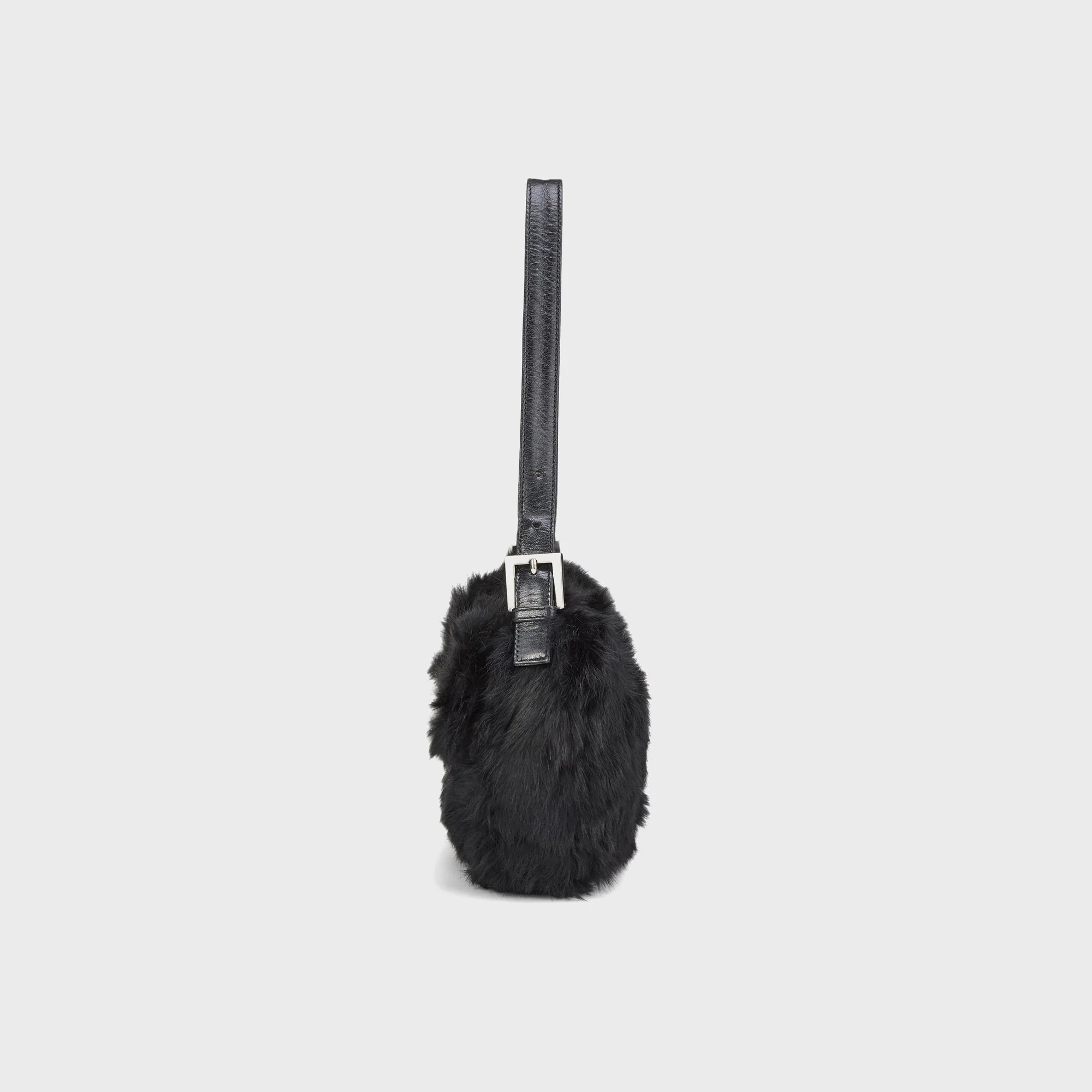 WGACA Fendi Fur Baguette - Black - Image 4