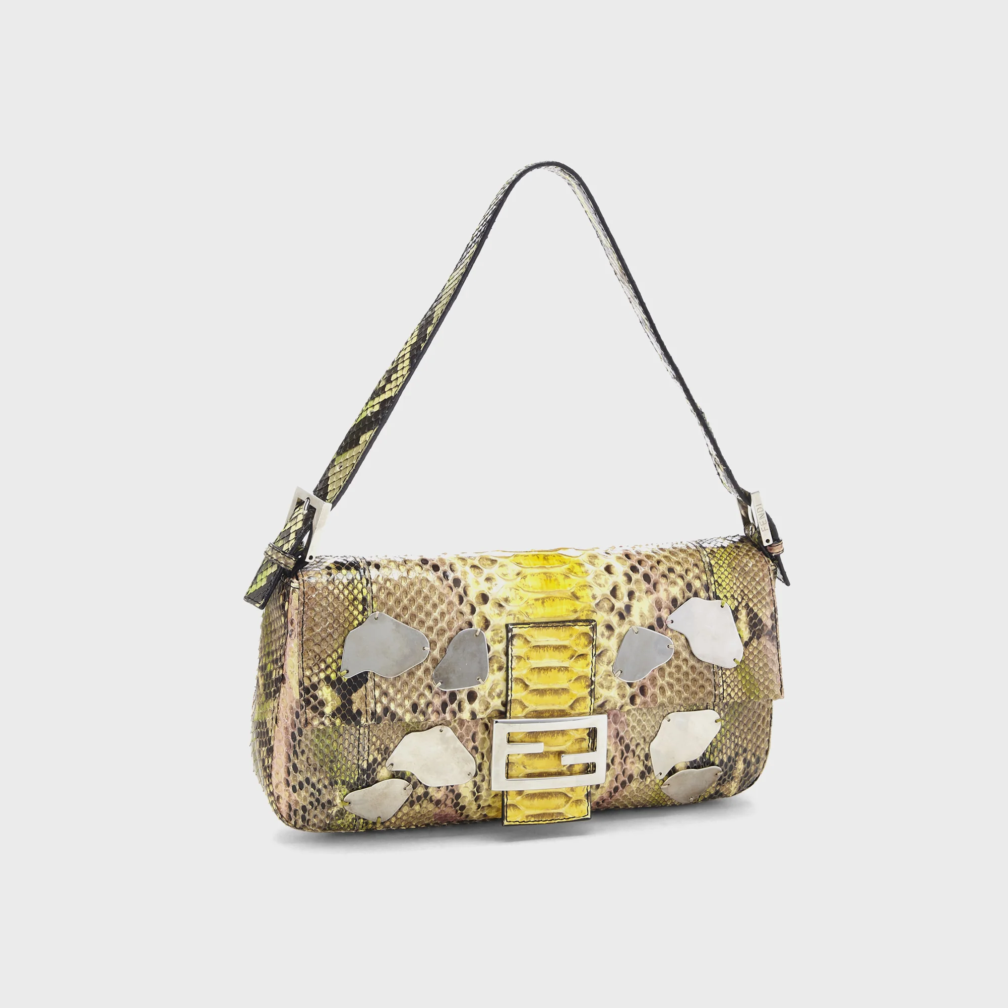 WGACA Fendi Multi Python Baguette - Multi - Image 2