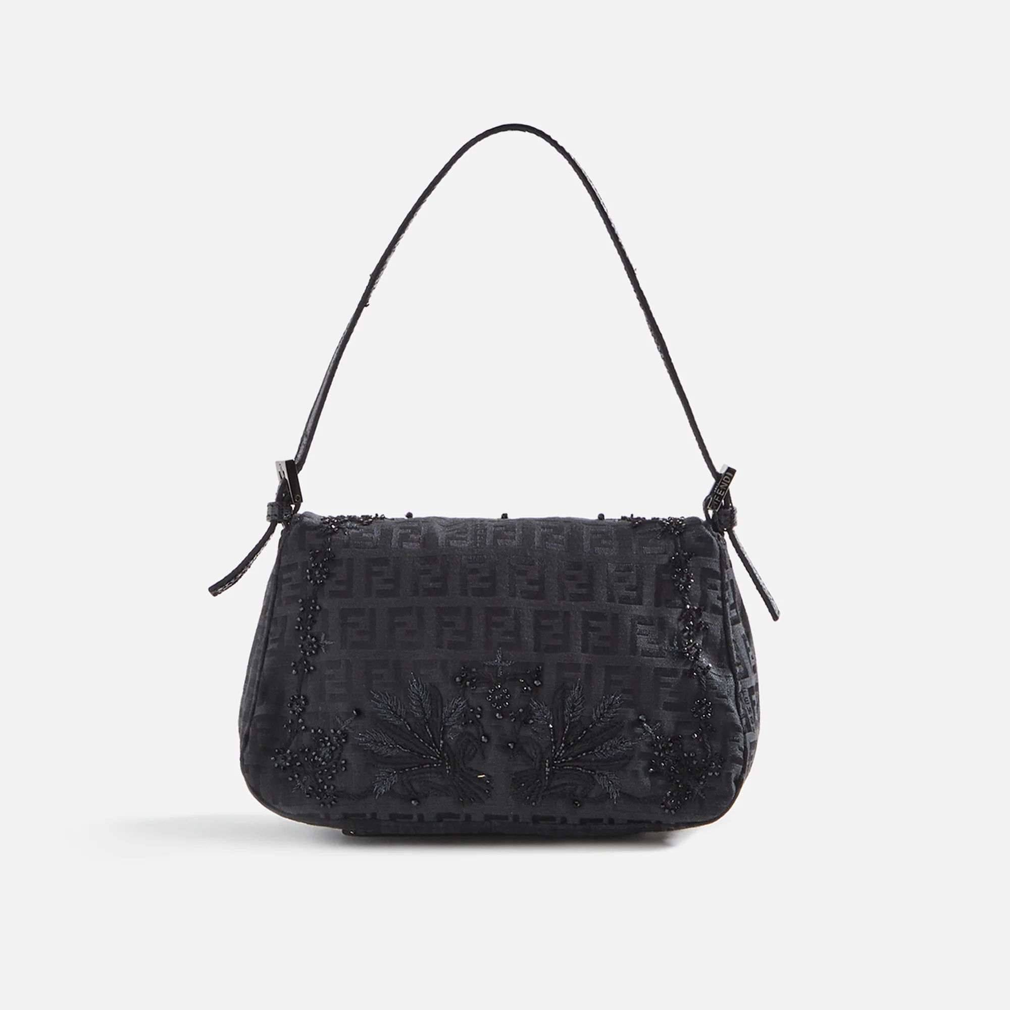 WGACA Fendi Embellished Mamma Mini Bag - Black - Image 2