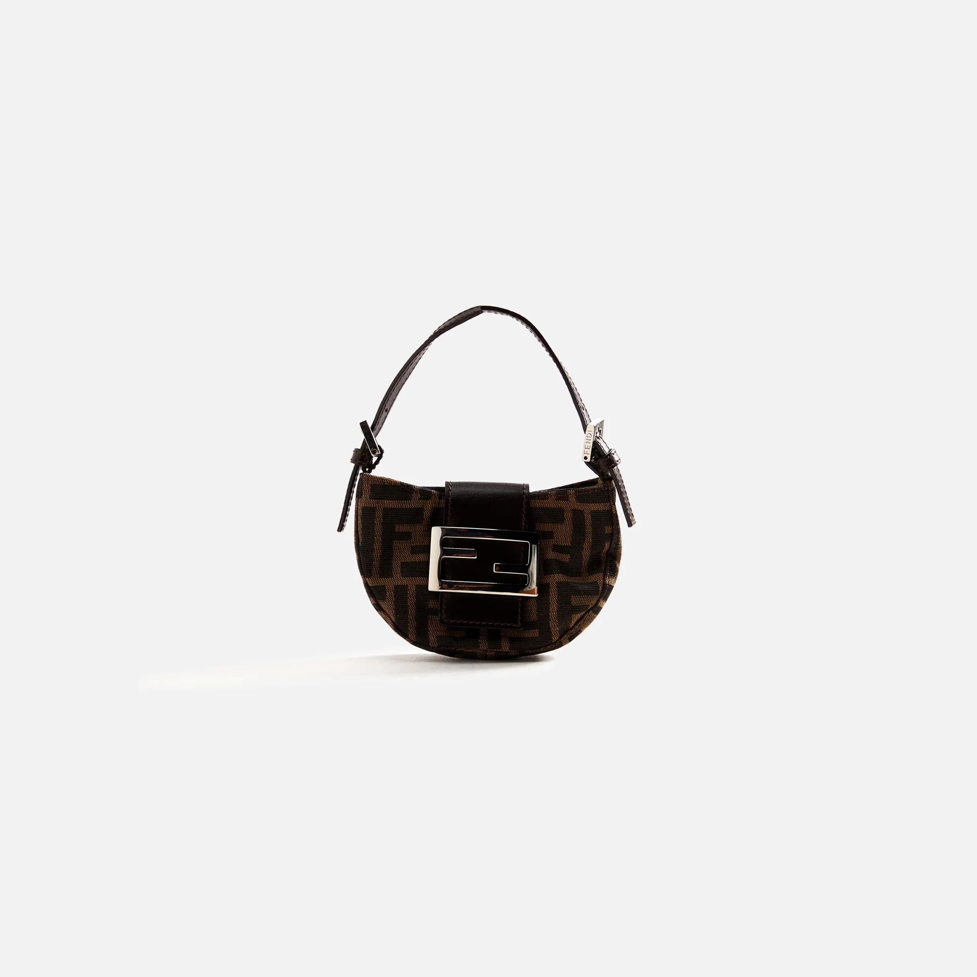WGACA Fendi Zucca Mini Croissant - Brown