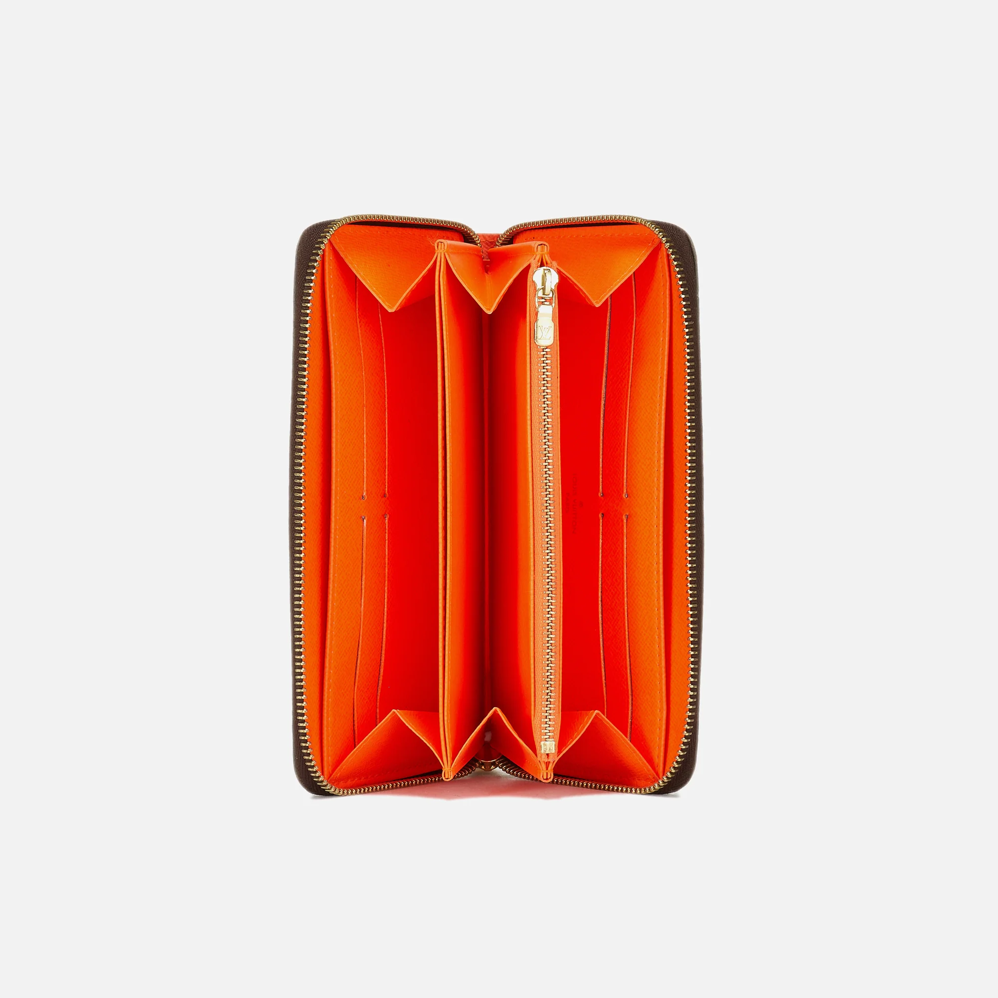 WGACA Louis Vuitton Sprouse Continental Wallet - Orange - Image 4