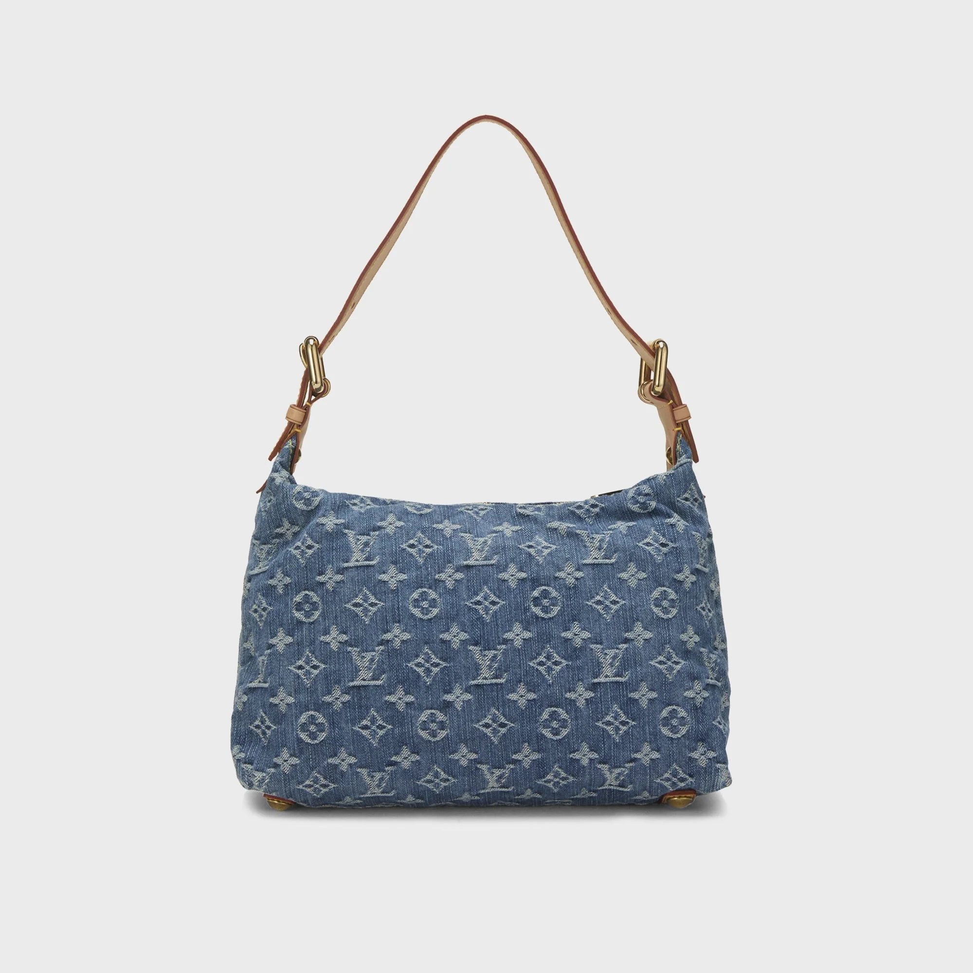 WGACA Louis Vuitton Monogram Baggy PM Shoulder Bag - Denim - Image 2
