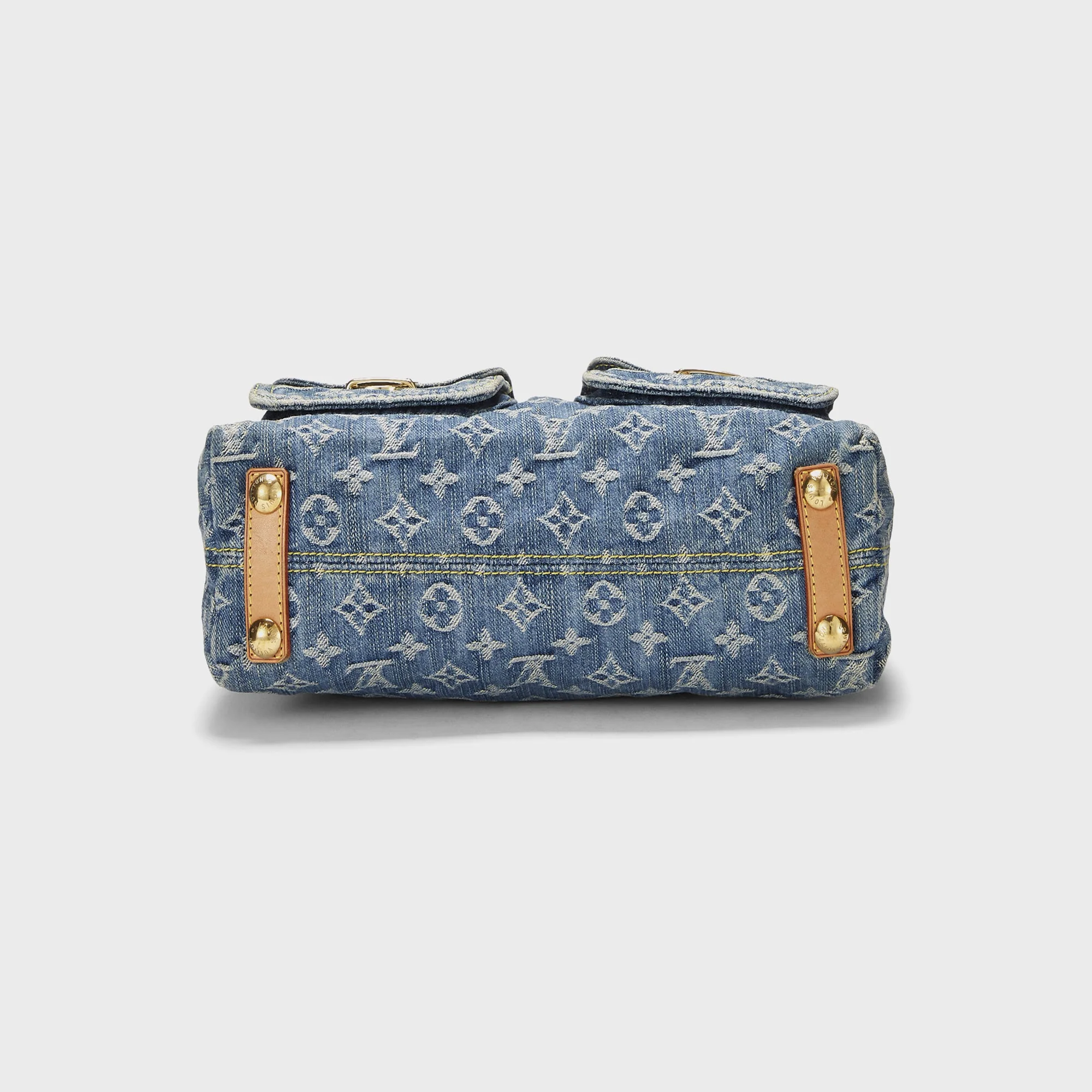WGACA Louis Vuitton Denim Baggy Pm - Blue - Image 6