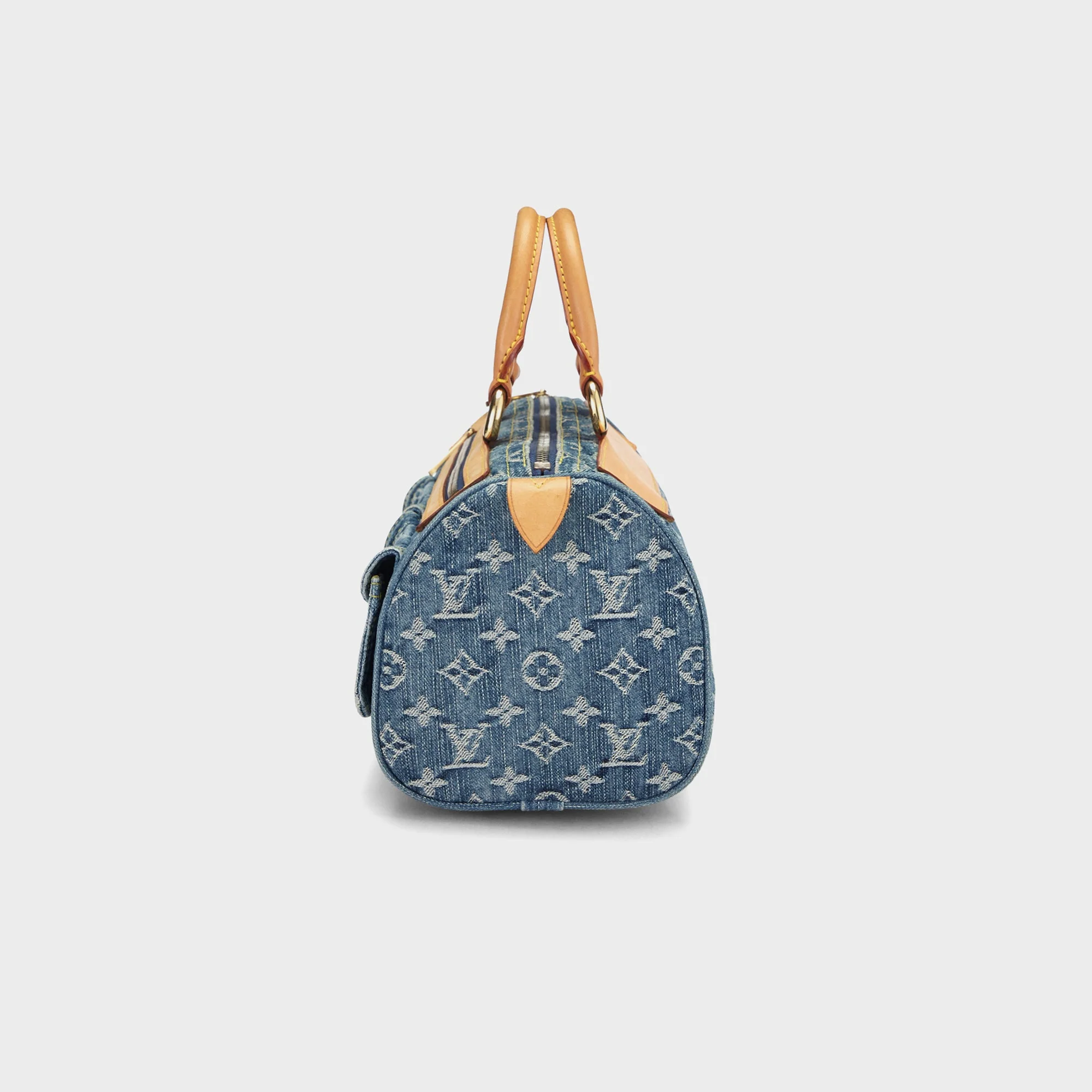 WGACA Louis Vuitton Denim Neo Speedy - Blue - Image 4