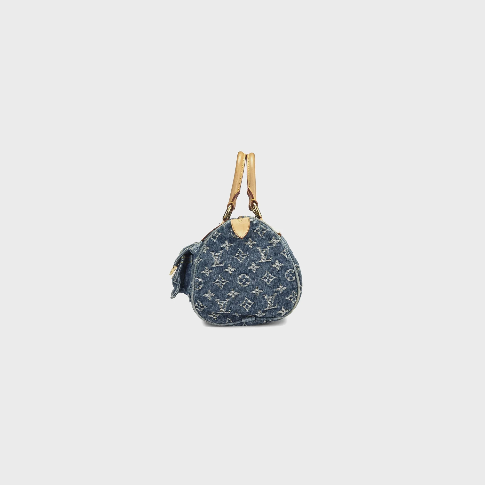WGACA Louis Vuitton Denim Neo Speedy - Blue - Image 4