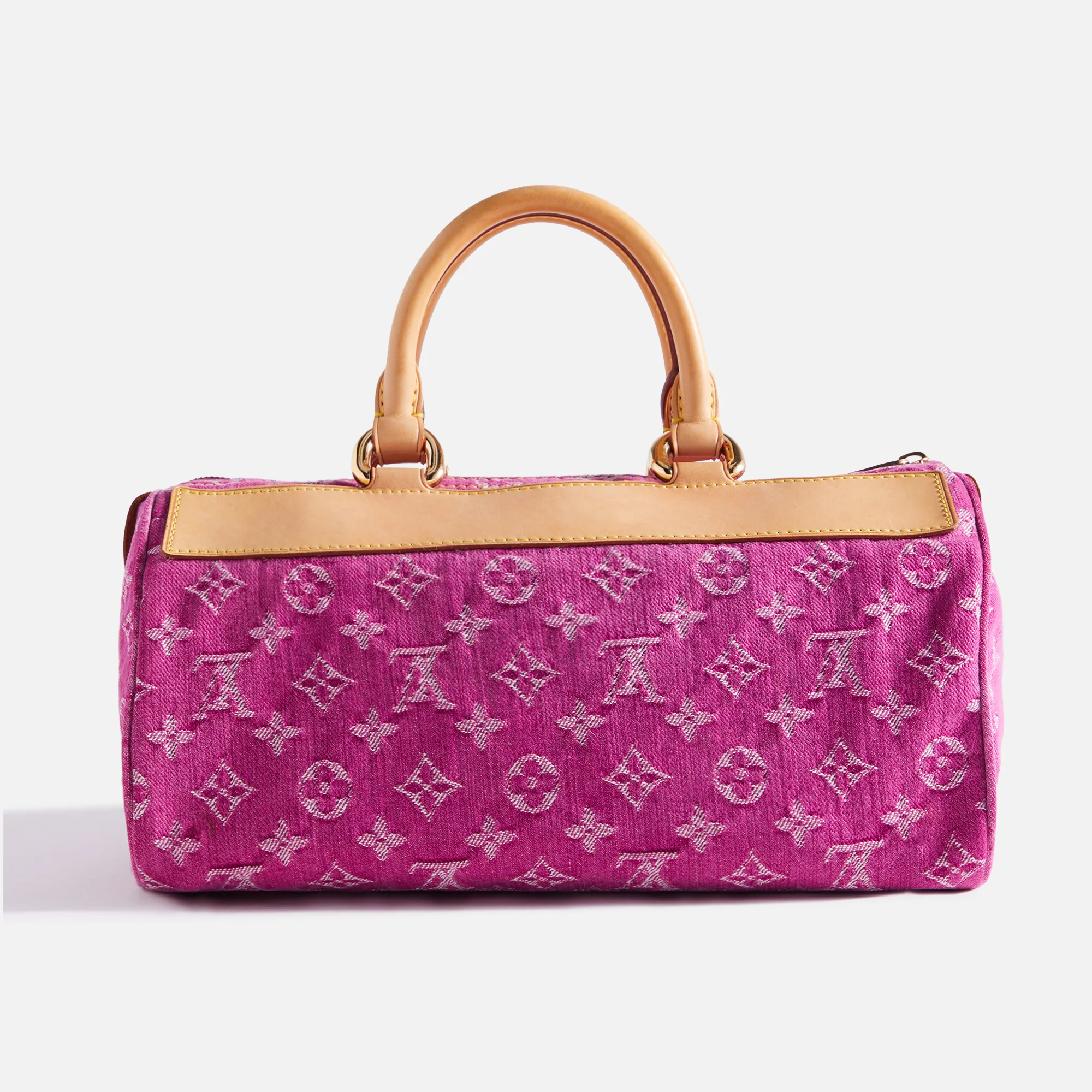 What Goes Around Comes Around Louis Vuitton Denim Neo Speedy Bag - Pink - Image 2