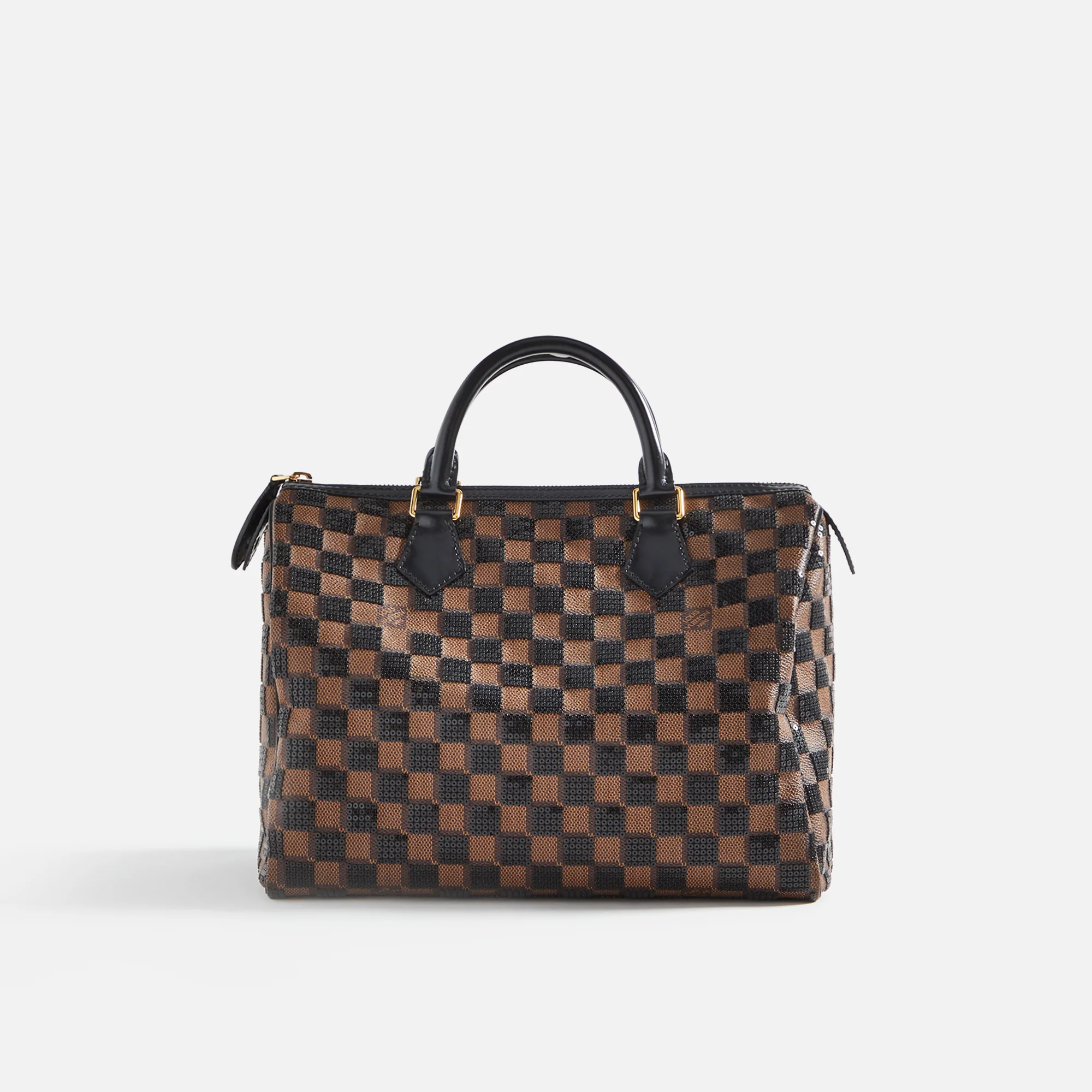 WGACA Louis Vuitton Damier Paillettes Speedy 30 - Black - Image 2