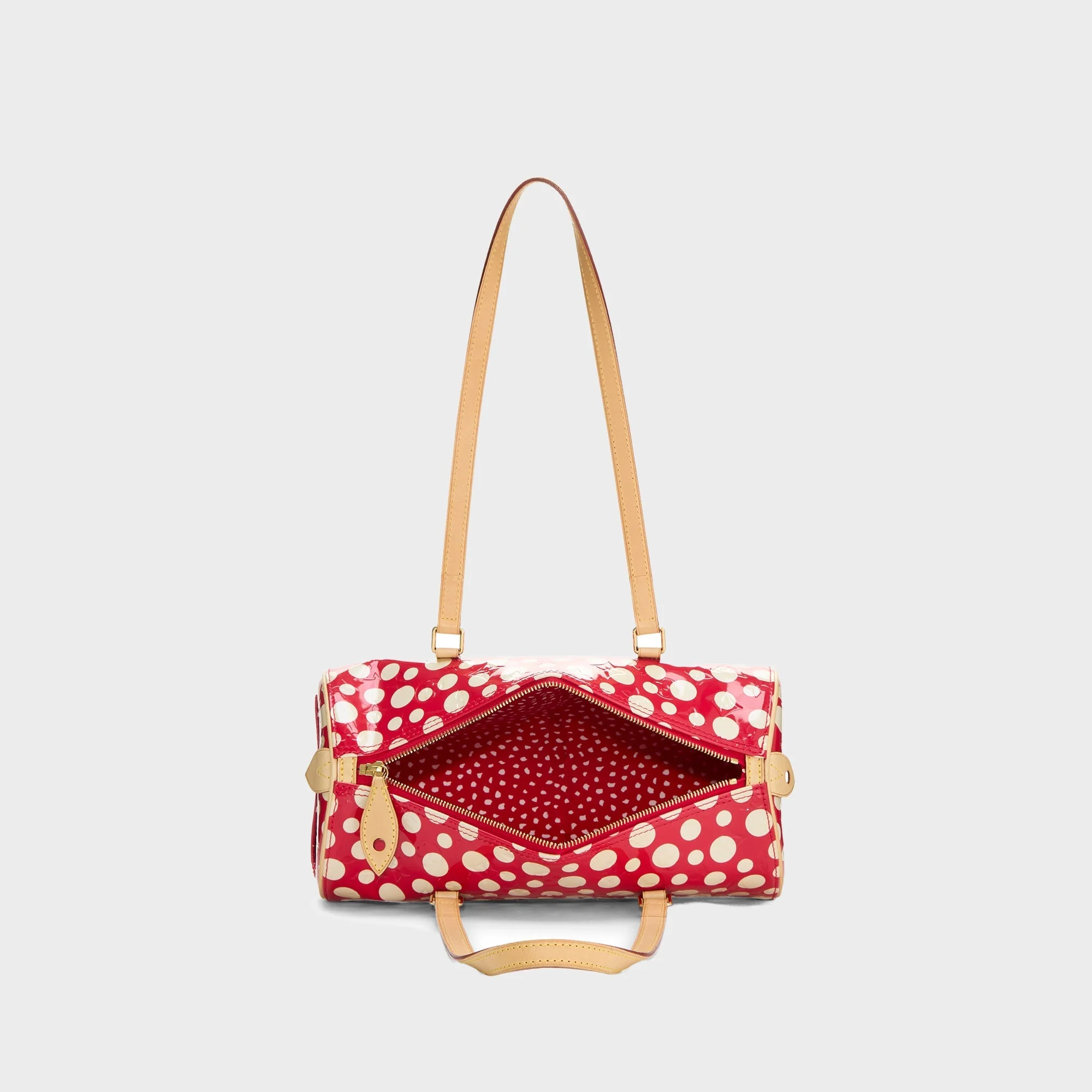 WGACA Louis Vuitton x Yayoi Kusama Red Monogram Dots Infinity Papillon 30 - Red - Image 3