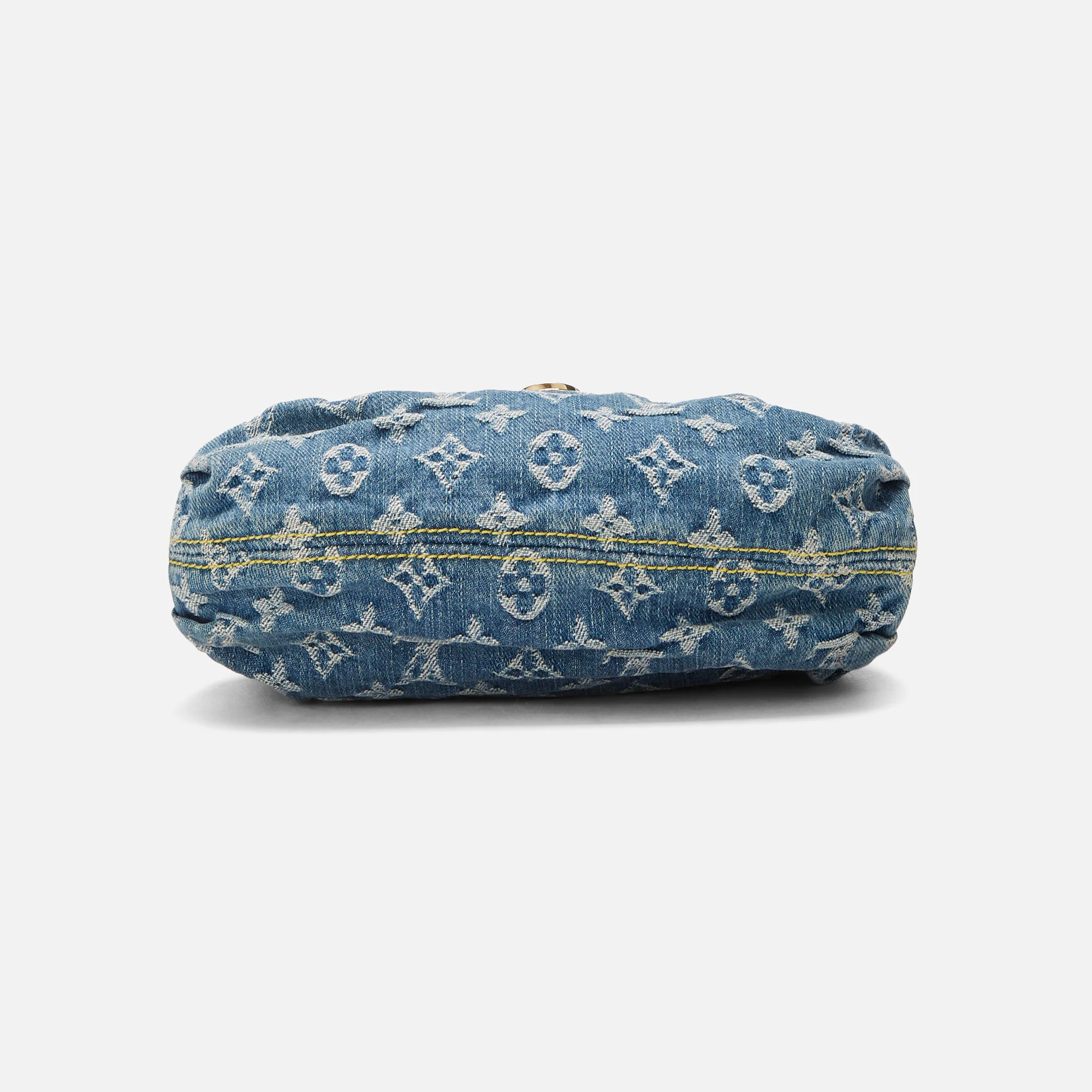 WGACA Louis Vuitton Denim Pleaty Mini - Blue - Image 5