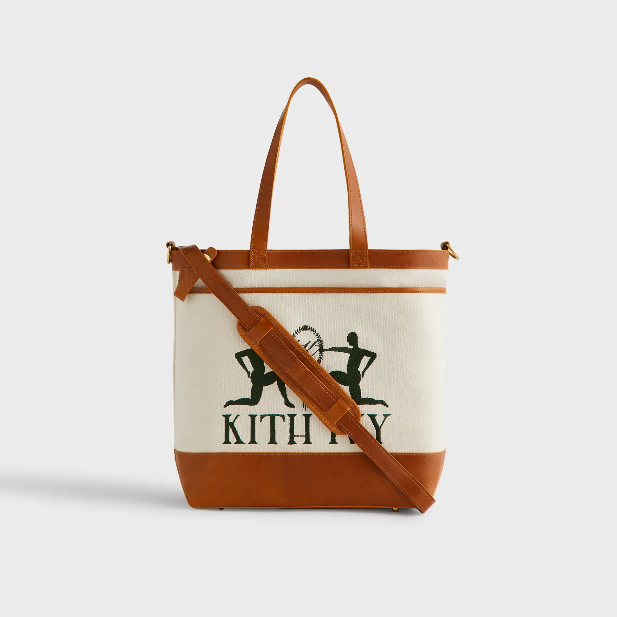 Kith Ivy for Wilson Leather Trimmed Tote - Tan - Image 4
