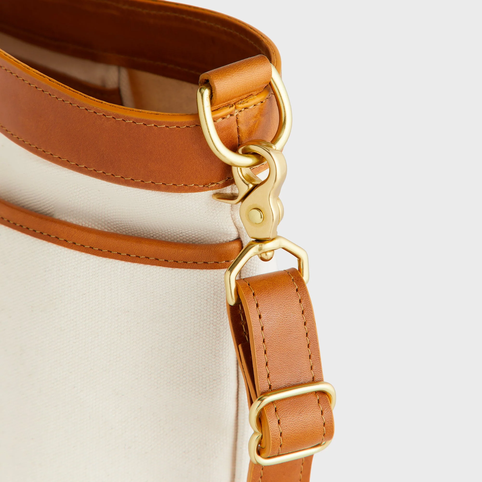 Kith Ivy for Wilson Leather Trimmed Tote - Tan - Image 8