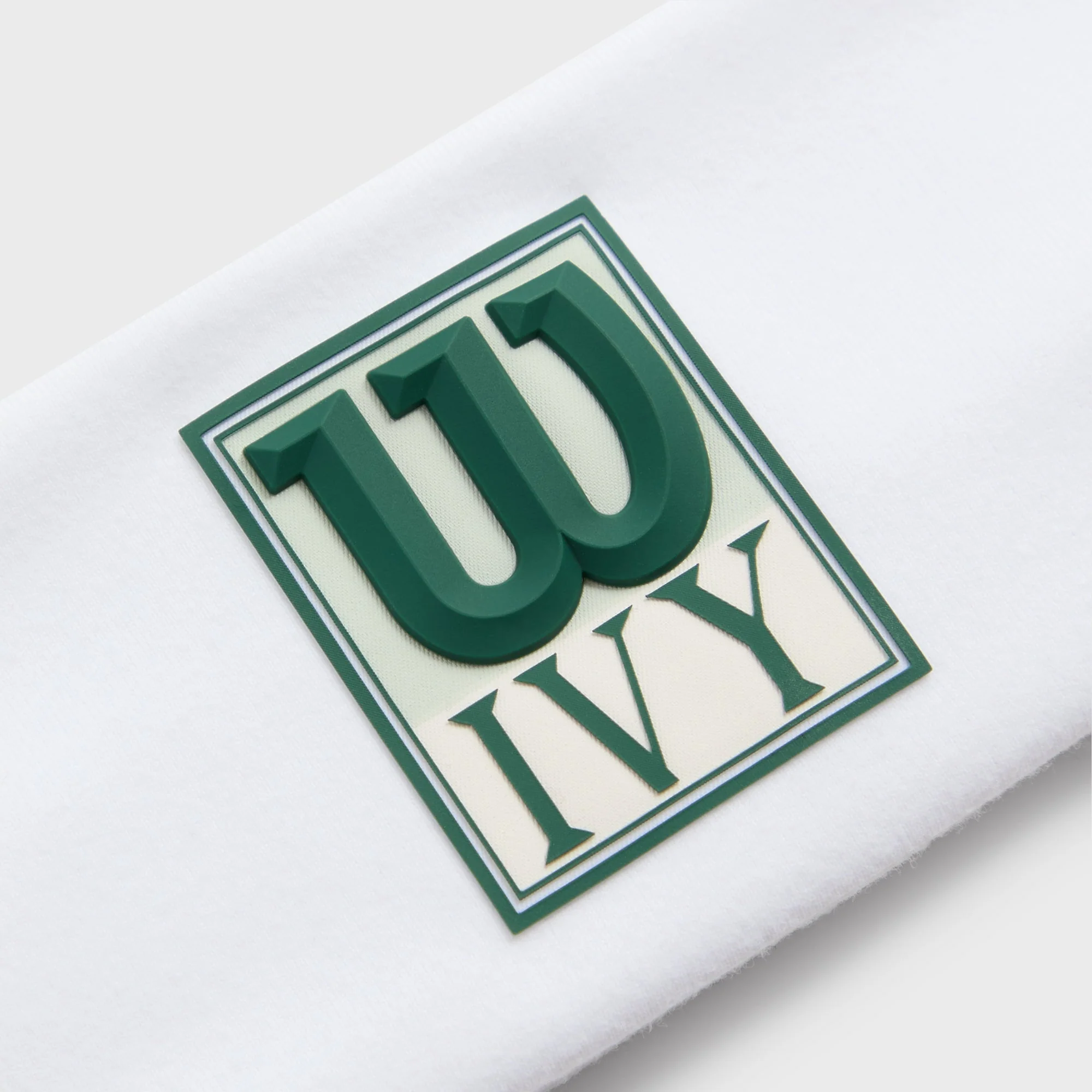 Kith Ivy for Wilson Logo Wide Headband - White - Image 4