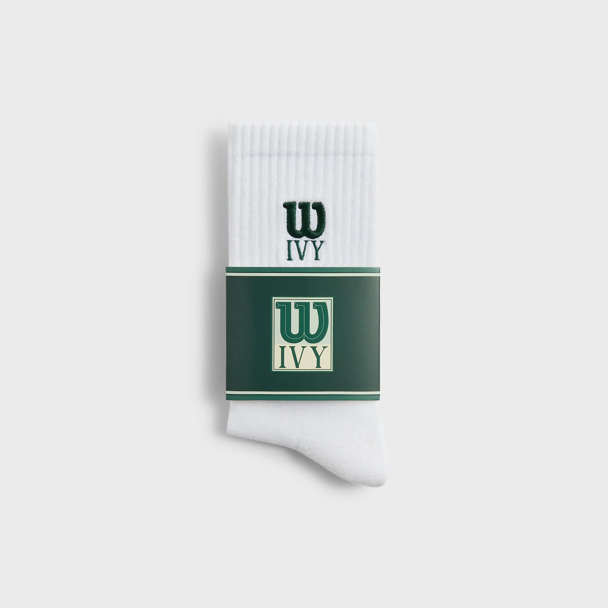 Kith Ivy for Wilson Logo Crew Socks - White - Image 2