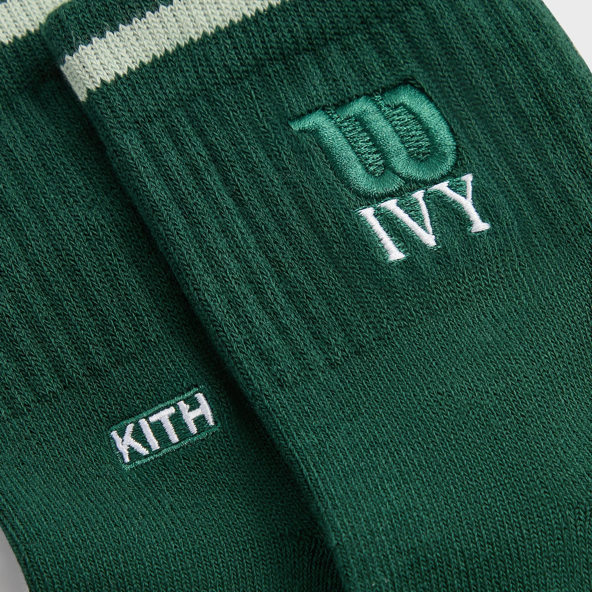 Kith Ivy for Wilson Quarter Top Socks - Ivy Green - Image 3