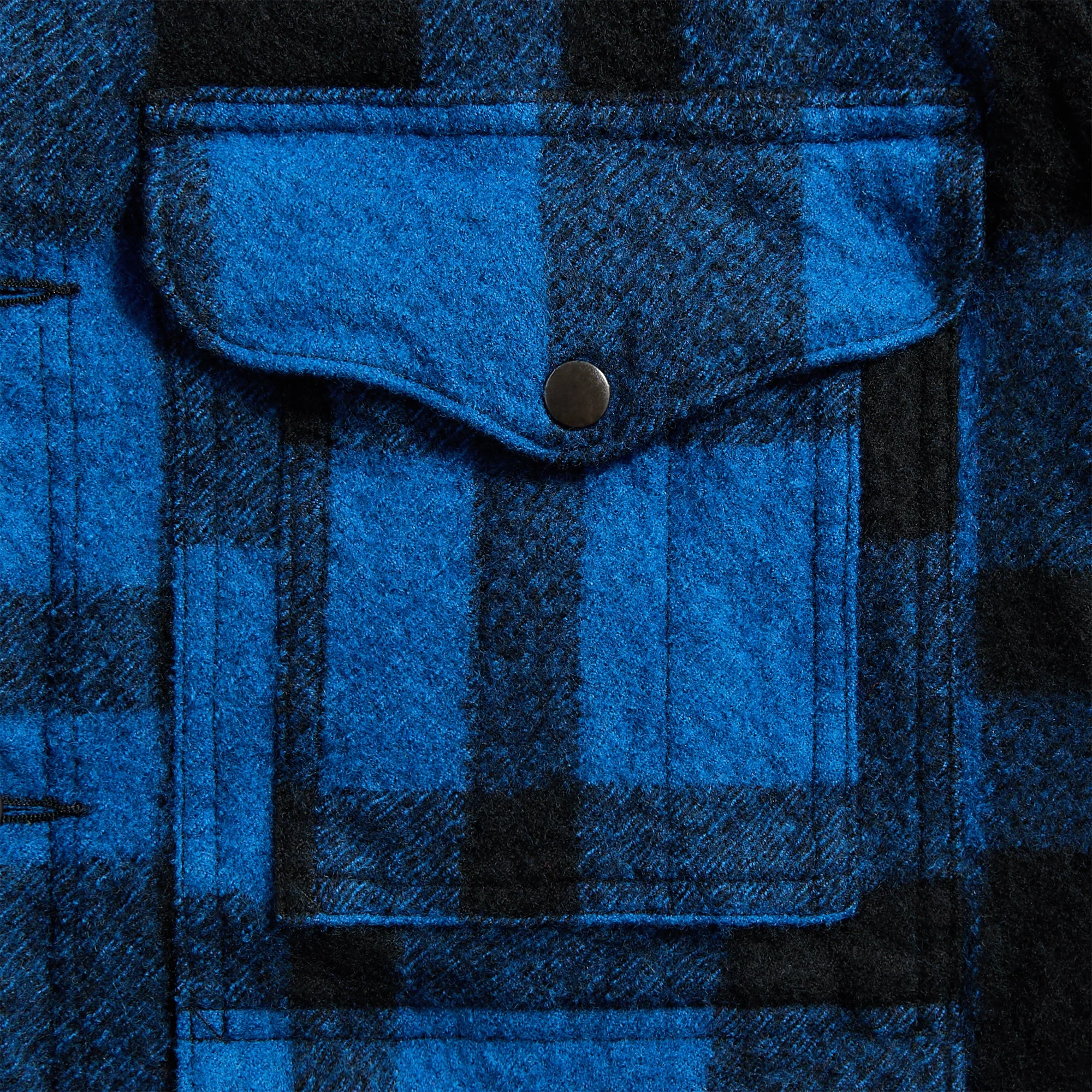 Junya Watanabe MAN Filson Check Jacket - Blue / Black - Image 3