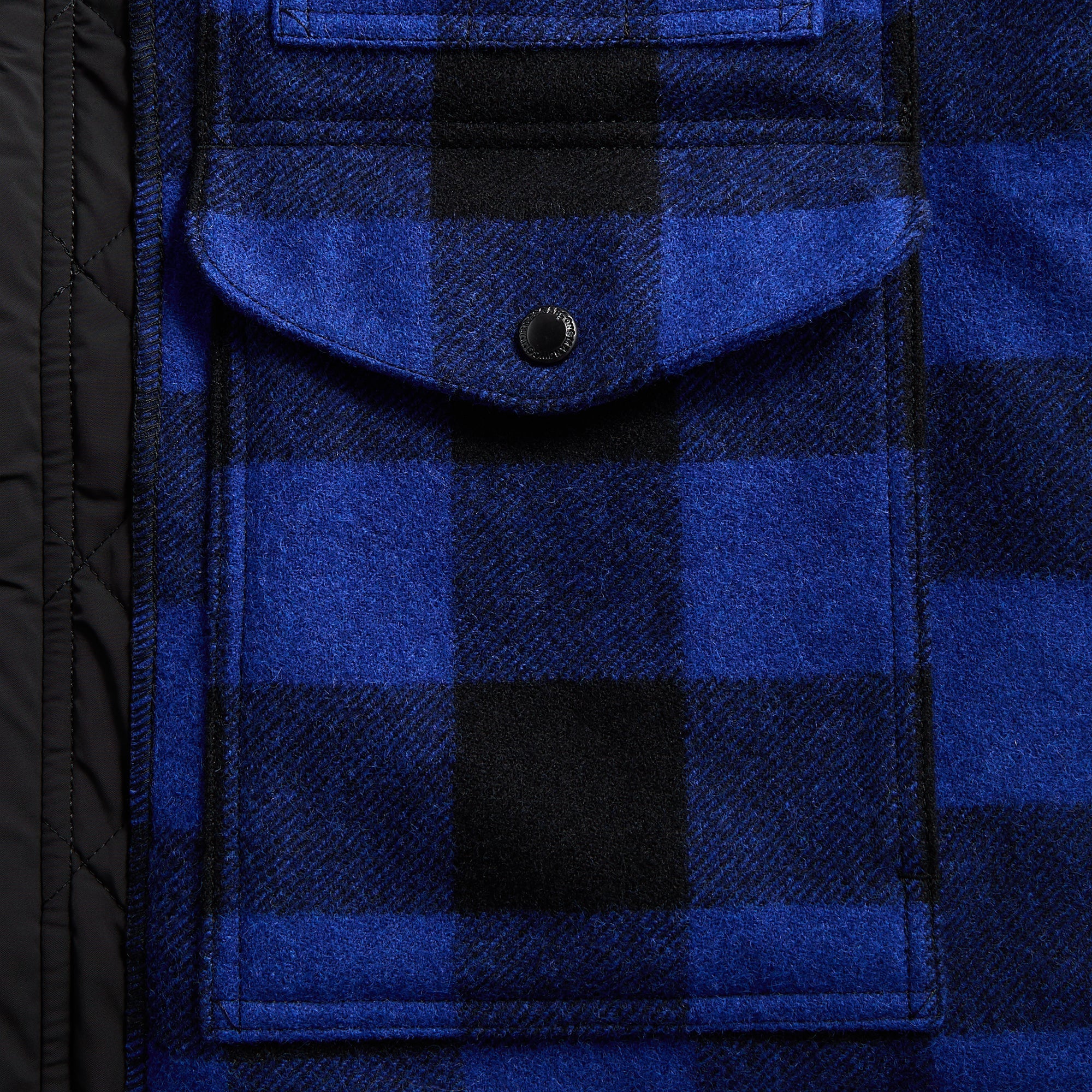 Junya Watanabe MAN Wool Jacket - Blue Plaid - Image 3