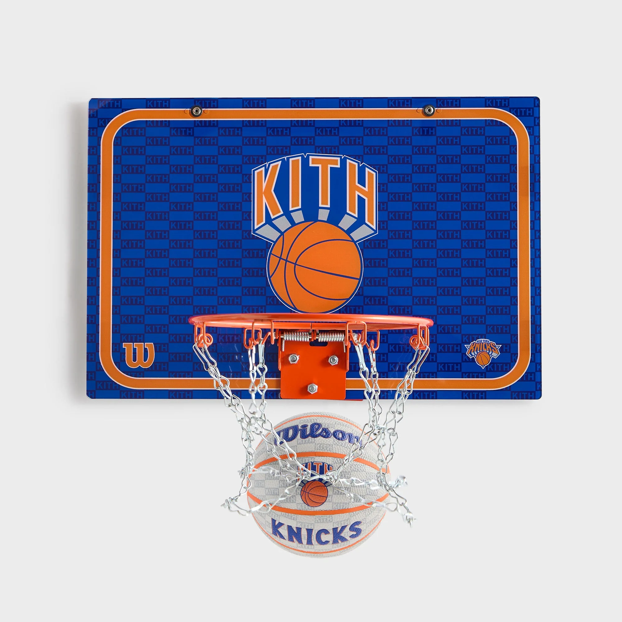 Kith & Wilson for the New York Knicks Mini Hoop - Navy / Orange - Image 2