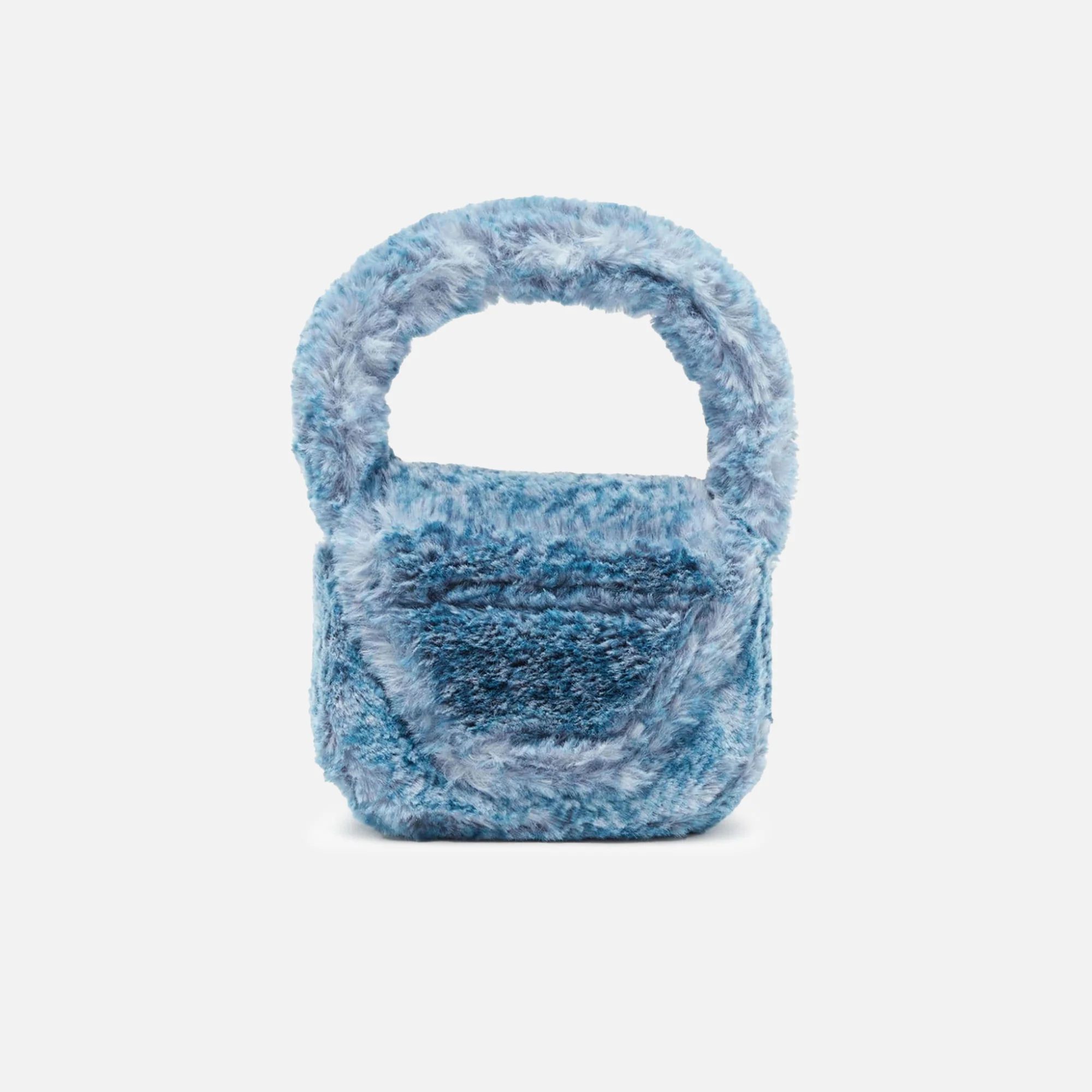 Diesel 1DR XS Faux Fur Bag - Blue - Image 2