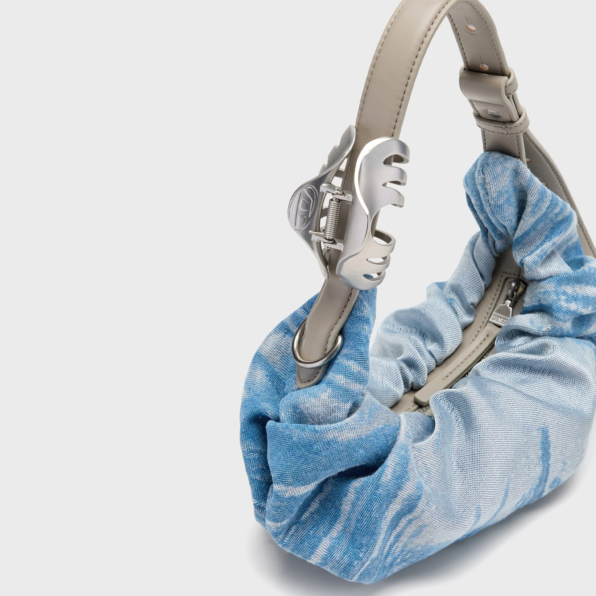Diesel Grab-D 2.0 Hobo S Shoulder Bag - Blue - Image 3