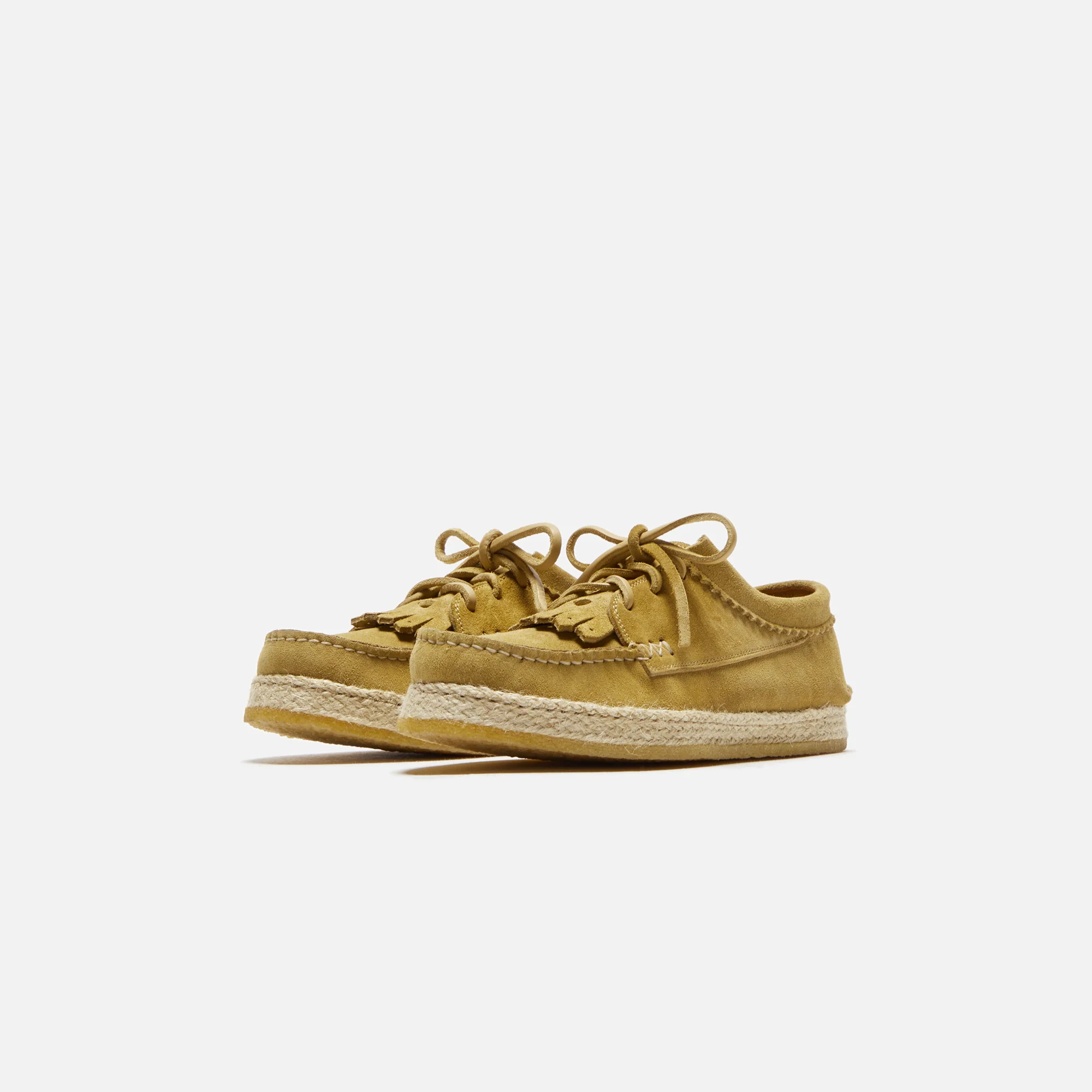 Yuketen FO Khaki Italian Blucher Jute Crepe - Tosca Khaki - Image 2