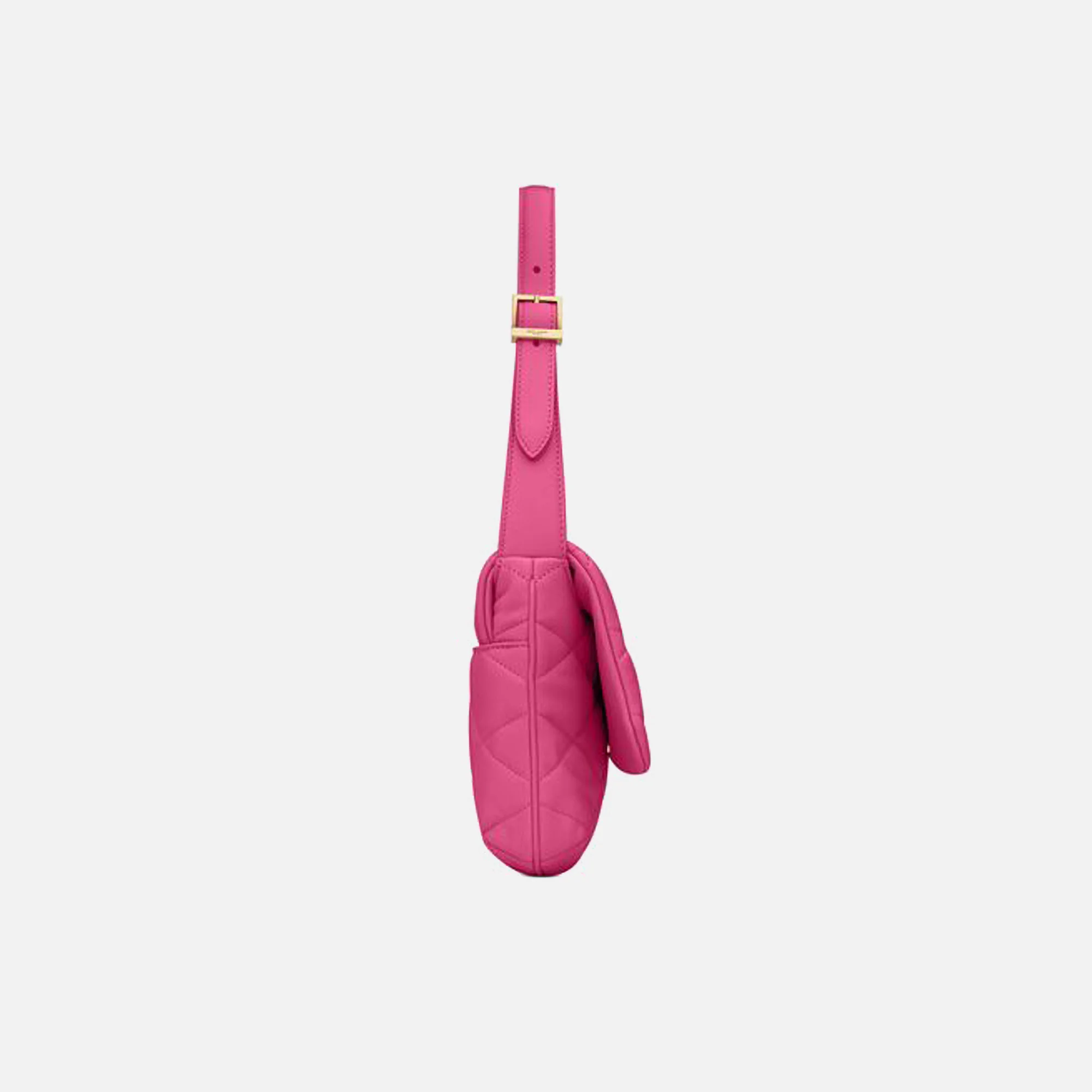 Saint Laurent YSL LE 57 Hobo Shoulder Bag - Bubblegum - Image 4