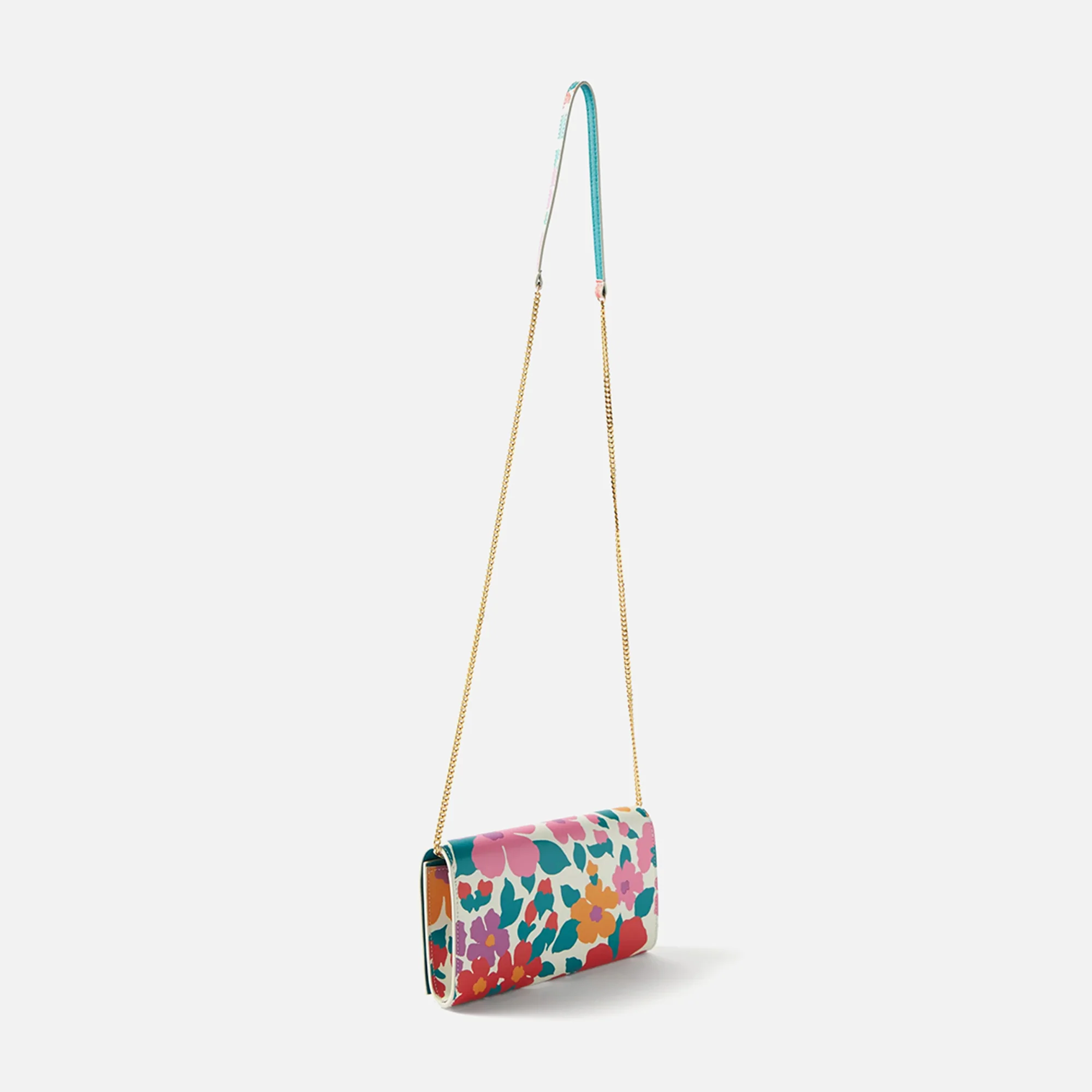 Saint Laurent Wallet on Chain Floral Print - Multicolored - Image 2
