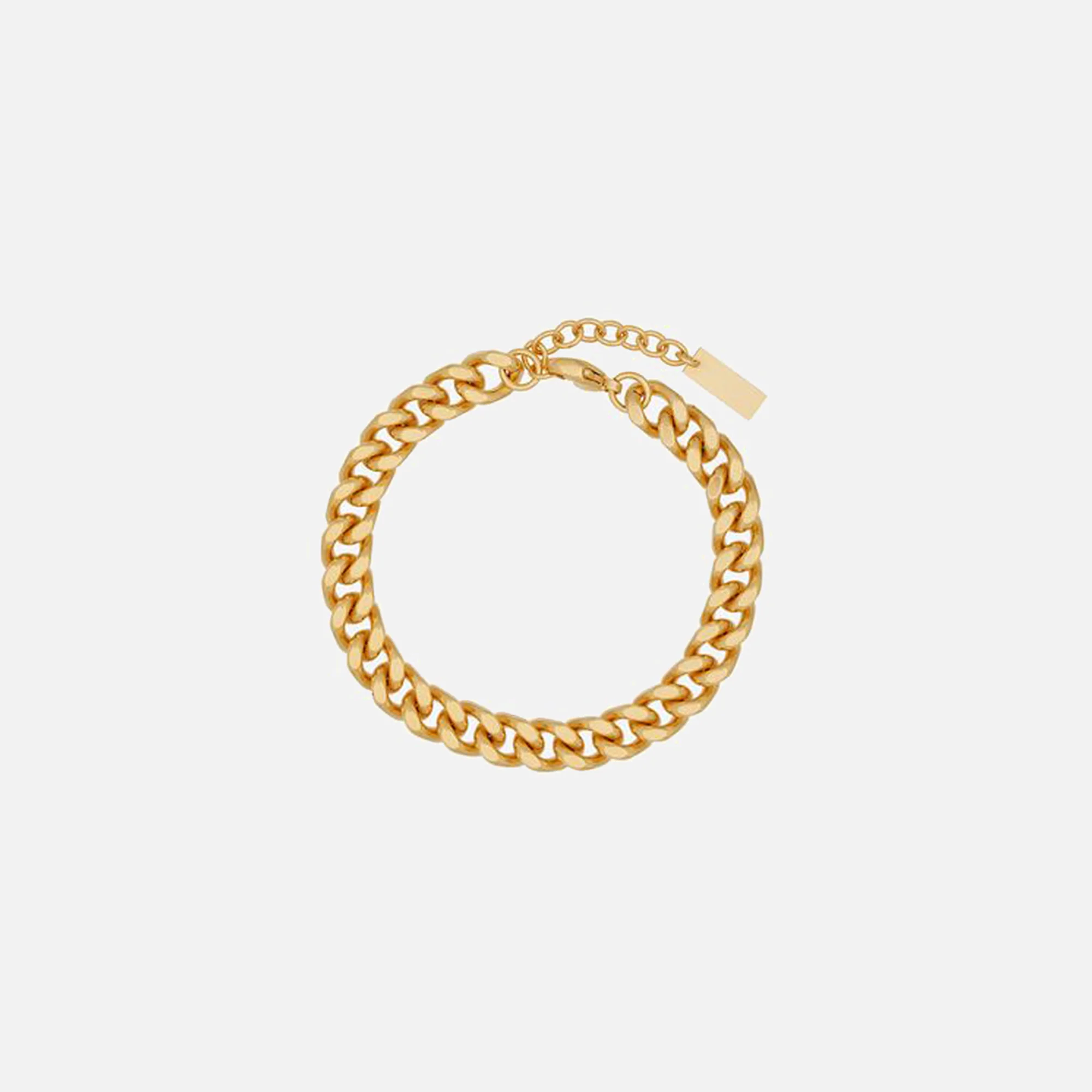 Saint Laurent Medium Curb Chain Bracelet - Gold - Image 2